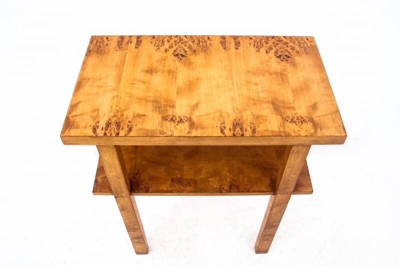 Art Deco side table, Poland, 1950s
