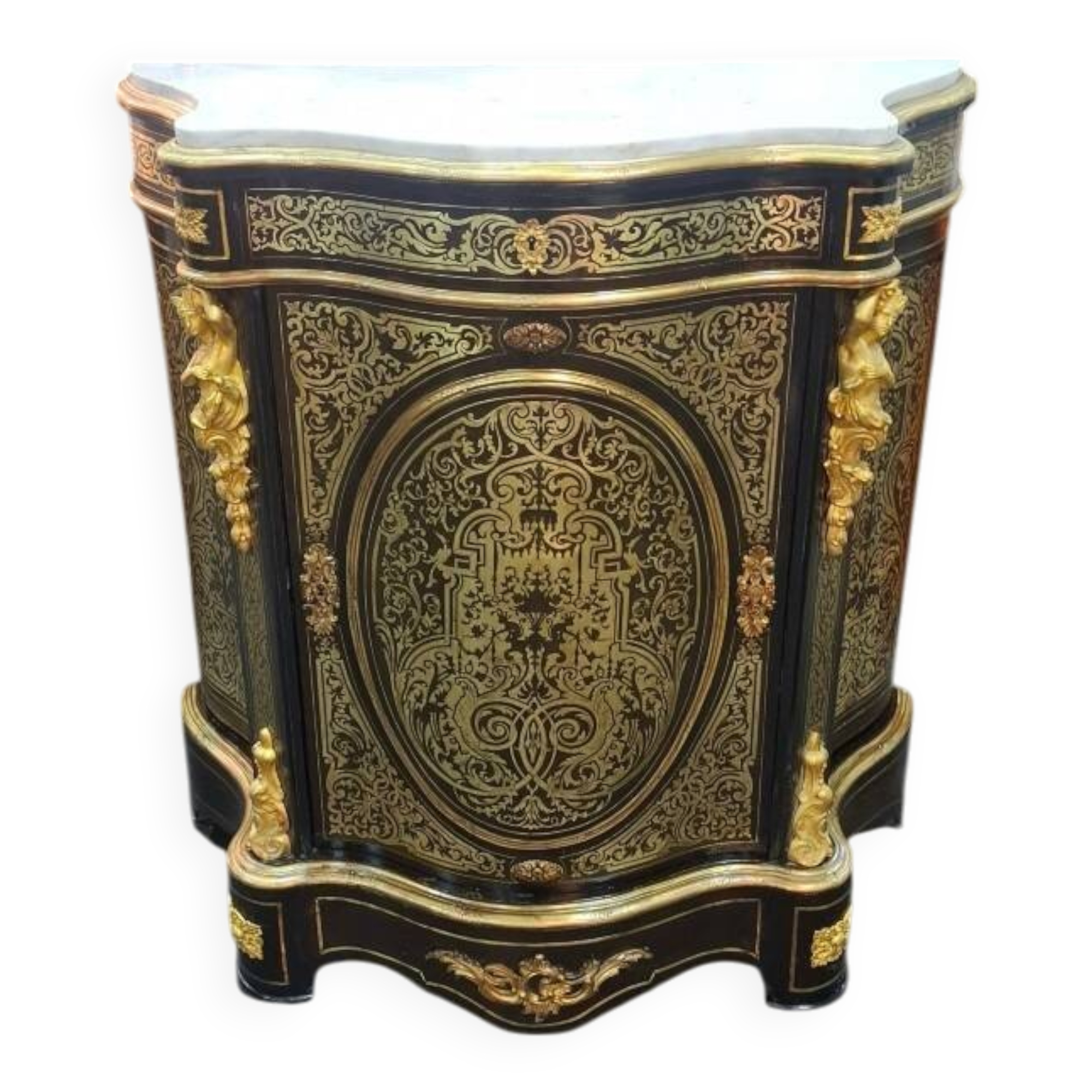 Bureau d'entre-deux in Boulle marquetry, Napoleon III period – Mid