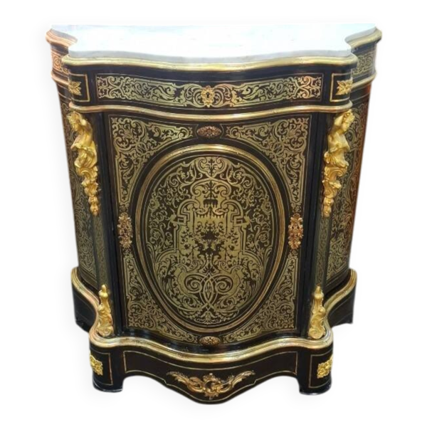 Meuble d’entre-deux en Marqueterie « Boulle », époque Napoléon III – Milieu