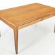 Table de repas extensible en acajou blond