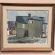 Original Swedish Oil on Canvas – “Sage House” by Gustav‑Adolf Johansson – Signed – Vintage & Framed