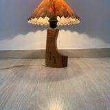 Lampe en bois