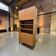 Bibliothèque / vitrine vintage en bois MDK