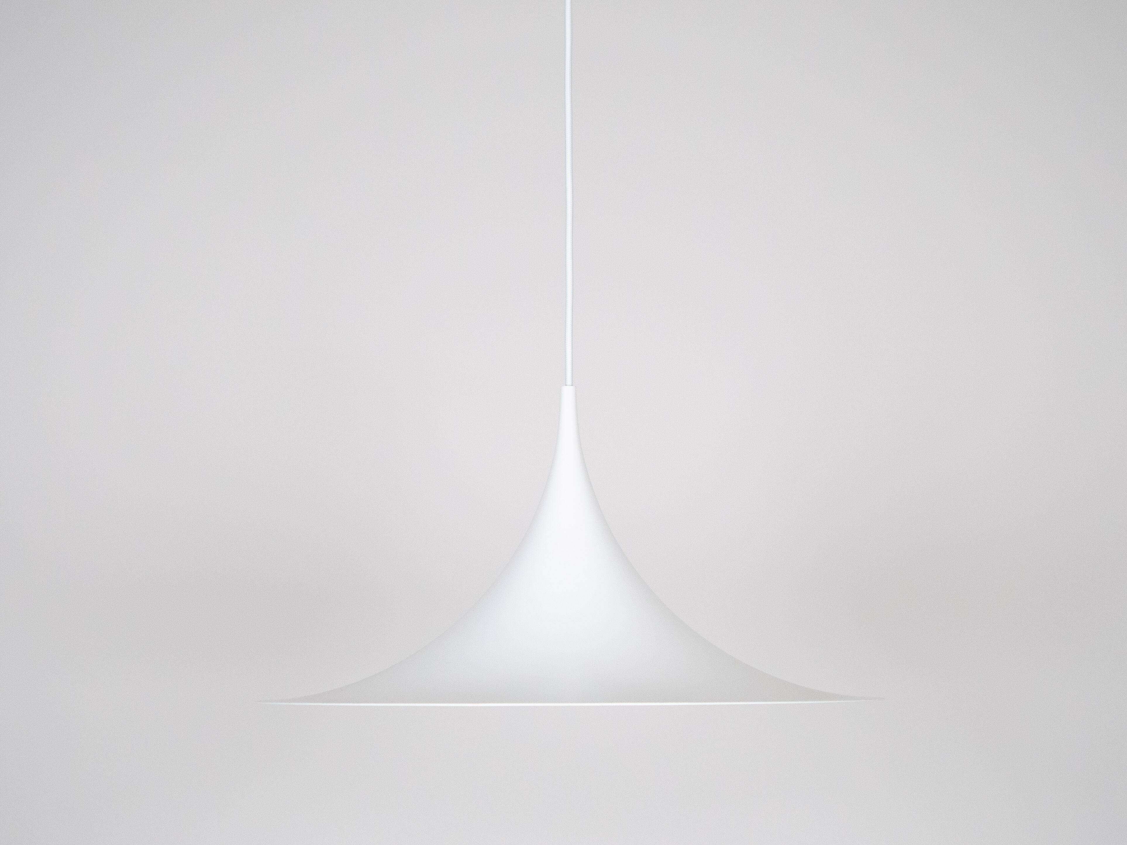 Danish vintage pendant lamp Semi by Bonderup and Thorup, 1968