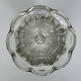 Vase en verre style art déco piedouche col évasé