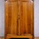 Empire period wardrobe, made of solid walnut, dating from the early 19th century.