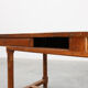 Rustic 19th century oak dinner table with drawers opening laterally, France