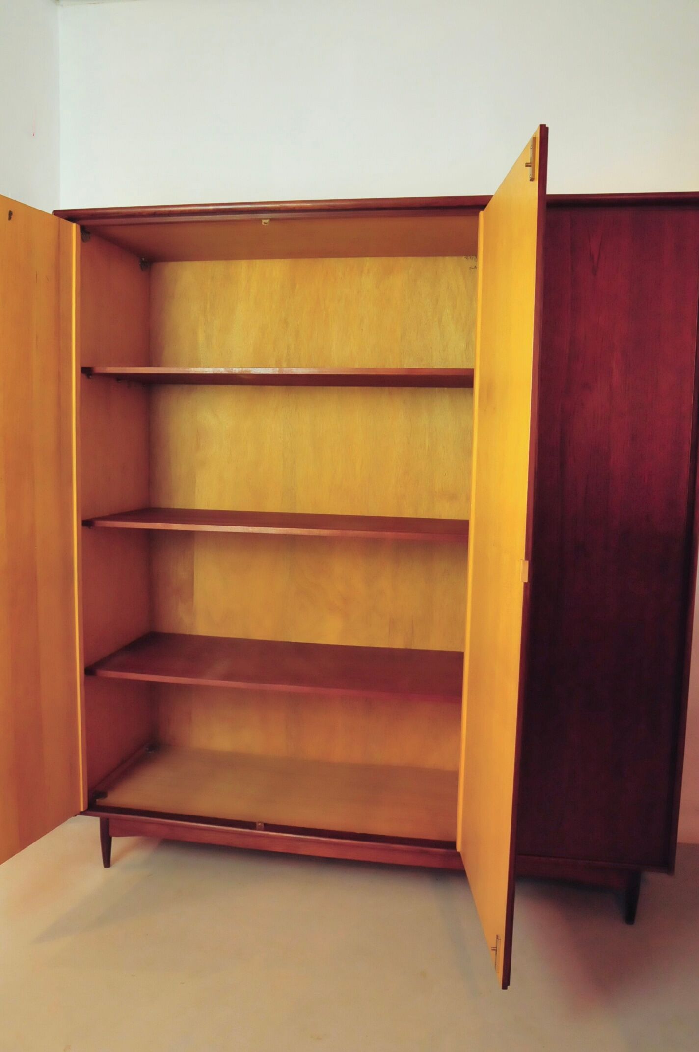 Vintage 3-door wardrobe