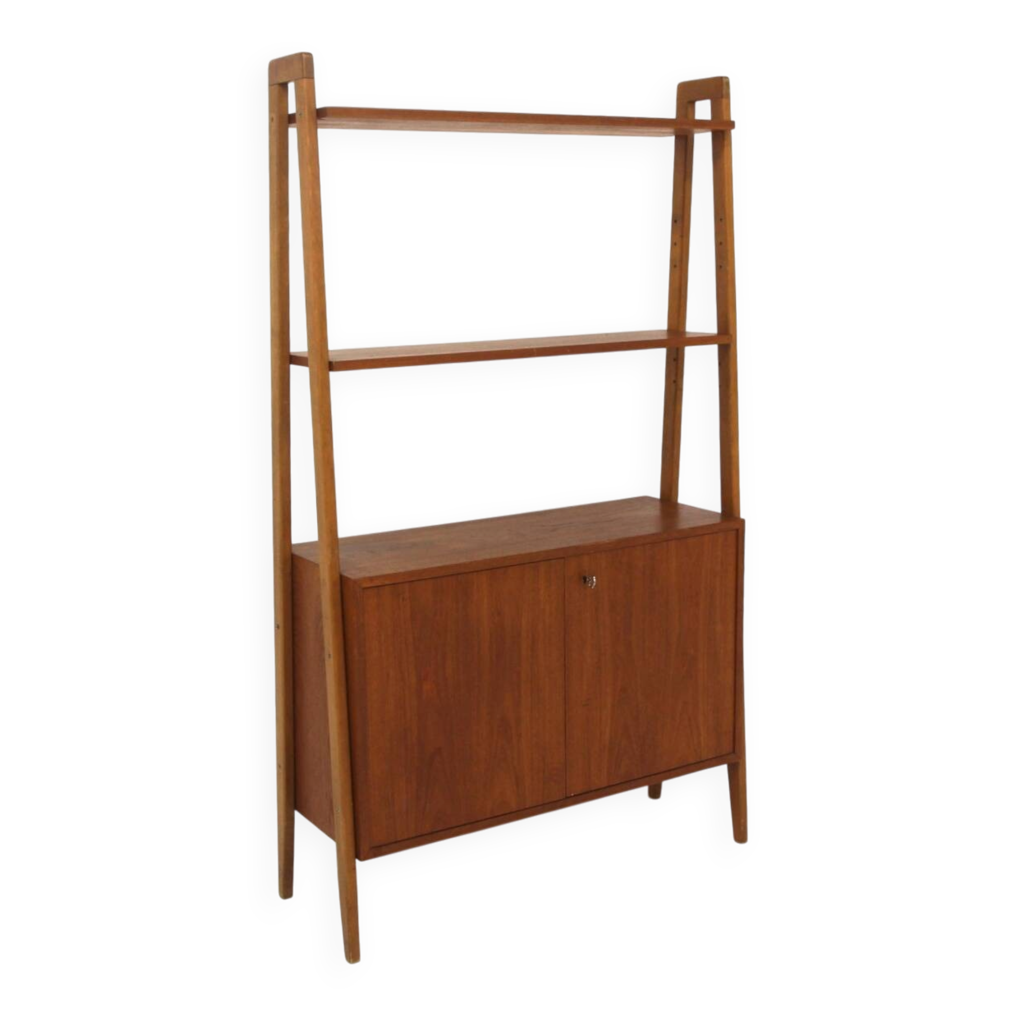 Scandinavian "Tema" library in teak, Möbel-Ikea, Sweden, 1960.