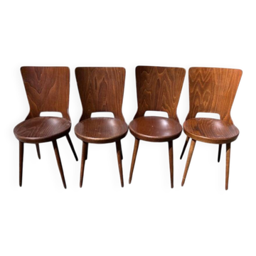 (Suite) 4 Bistro chairs Baumann (model Dove)