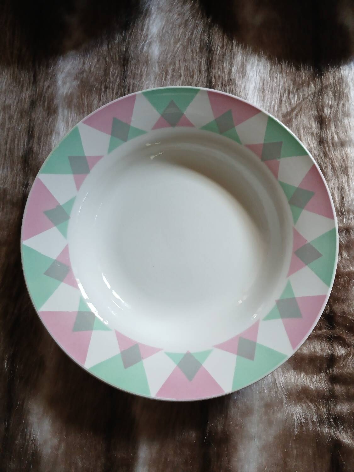 11 antique deep plates from Digoin and Sarreguemines