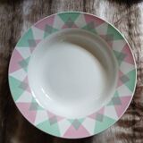 11 antique deep plates from Digoin and Sarreguemines