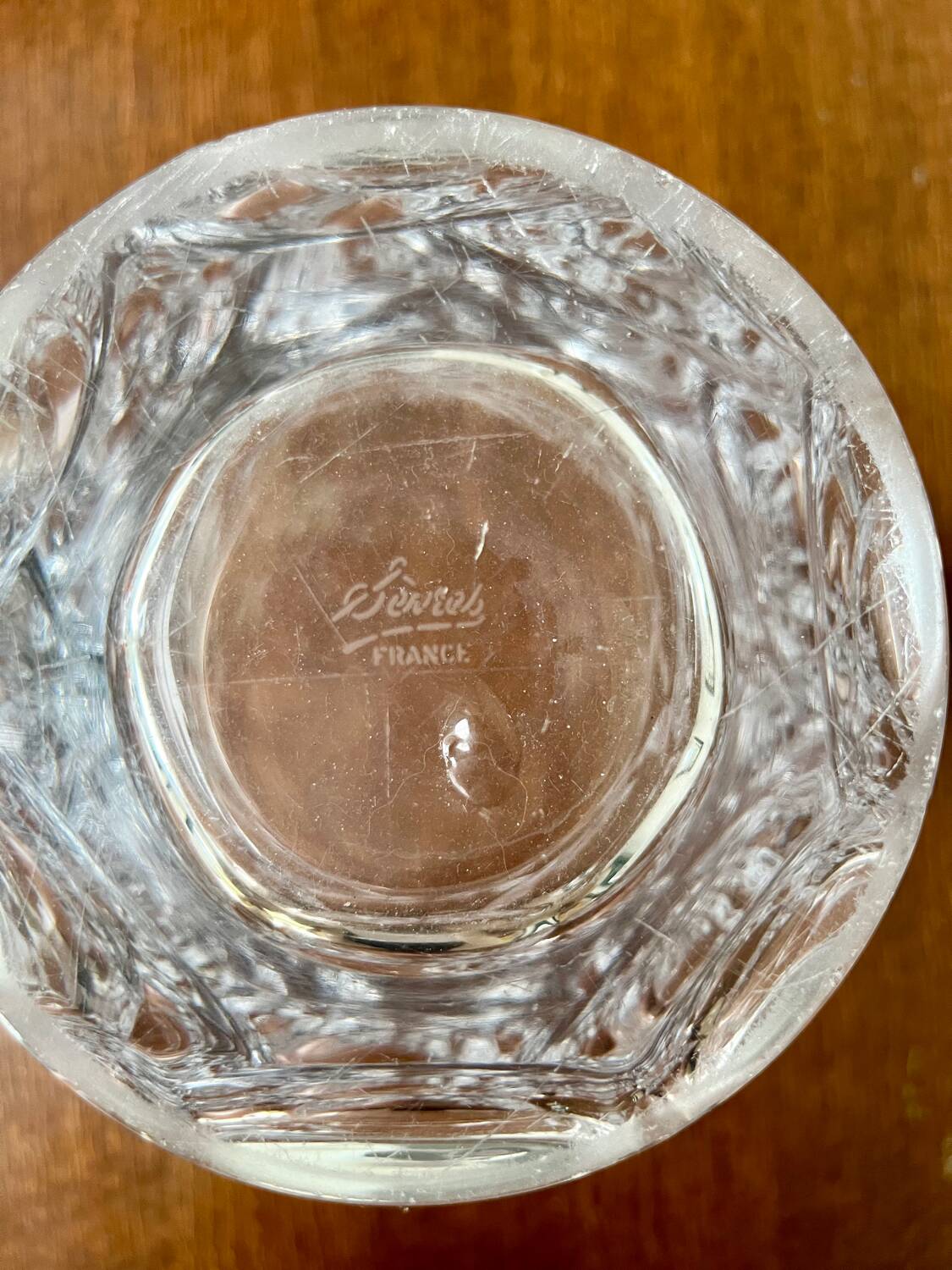 Sèvres crystal vase, France