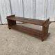 Antique wooden wall shelf