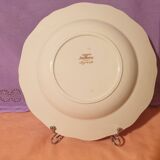 3 flat plates 3 soup plates Agreste Digoin Sarreguemines