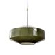 Green glass pendant lamp by Carl Fagerlund for Orrefors