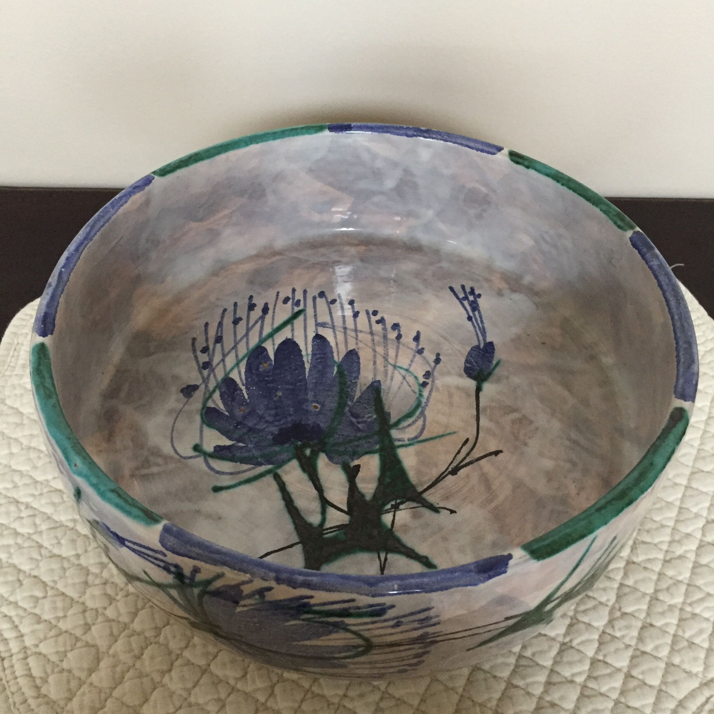 Vallauris enamelled ceramic cut by LE BESCON