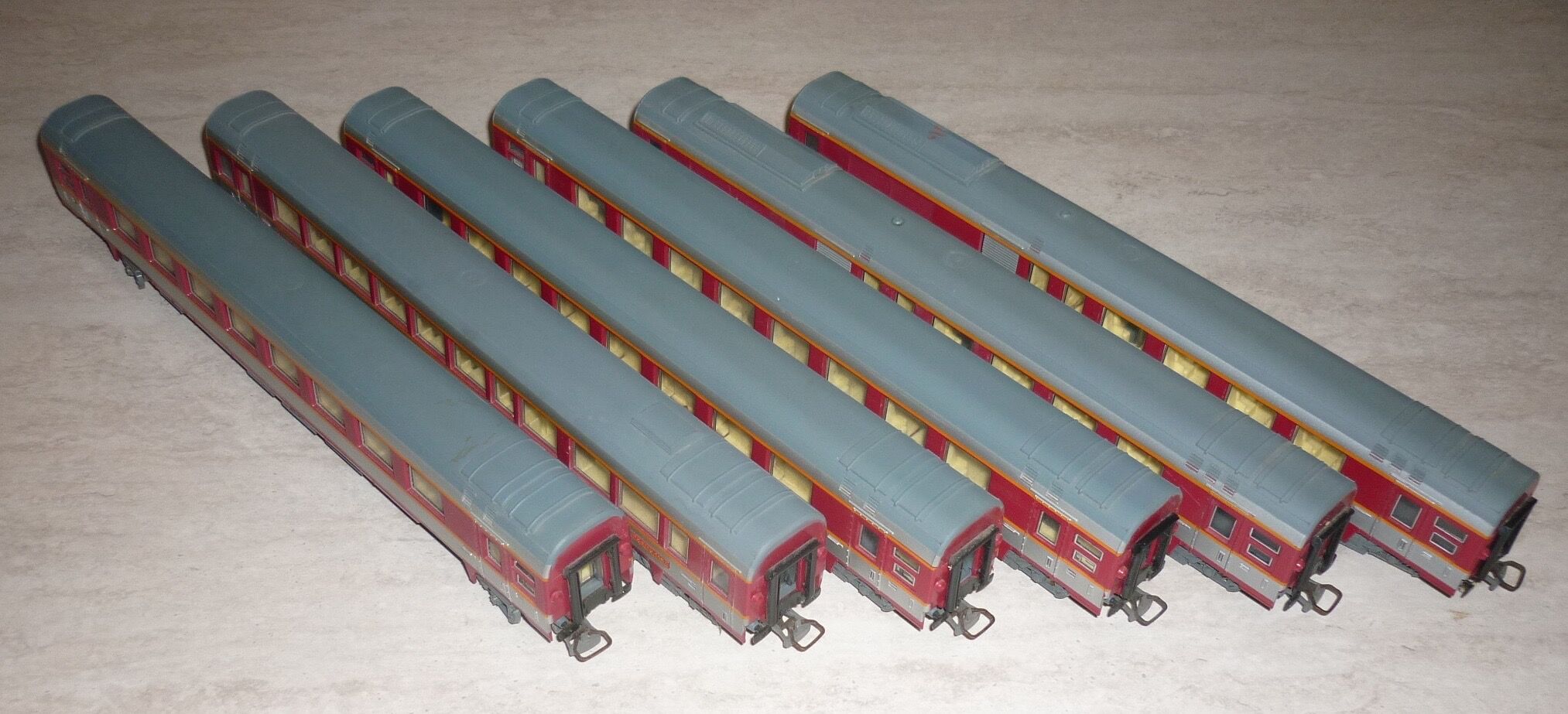 Passenger train Jouef France of the 60s-70s