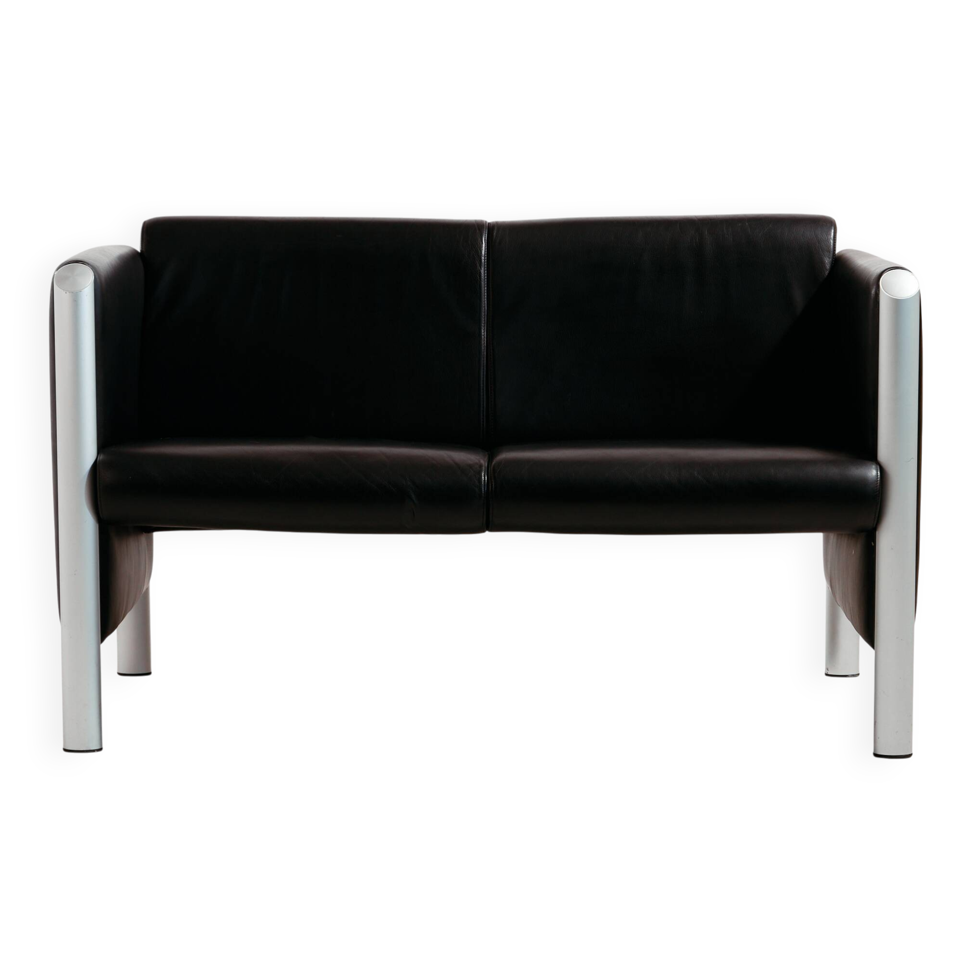 Model 830 two-seater sofa by Klaus Franck & Werner Sauer for Wilkhahn