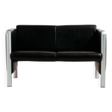 Model 830 two-seater sofa by Klaus Franck & Werner Sauer for Wilkhahn