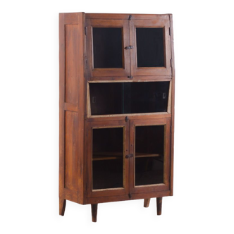 Wooden secretary sliding doors