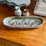 Flat cup and 2 mini ceramic vases Albert Thiry Vallauris