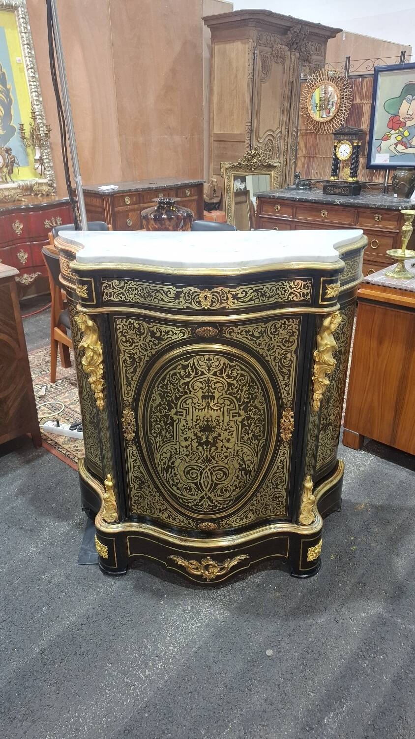 Between furniture in Boulle marquetry, Napoleon III period – M