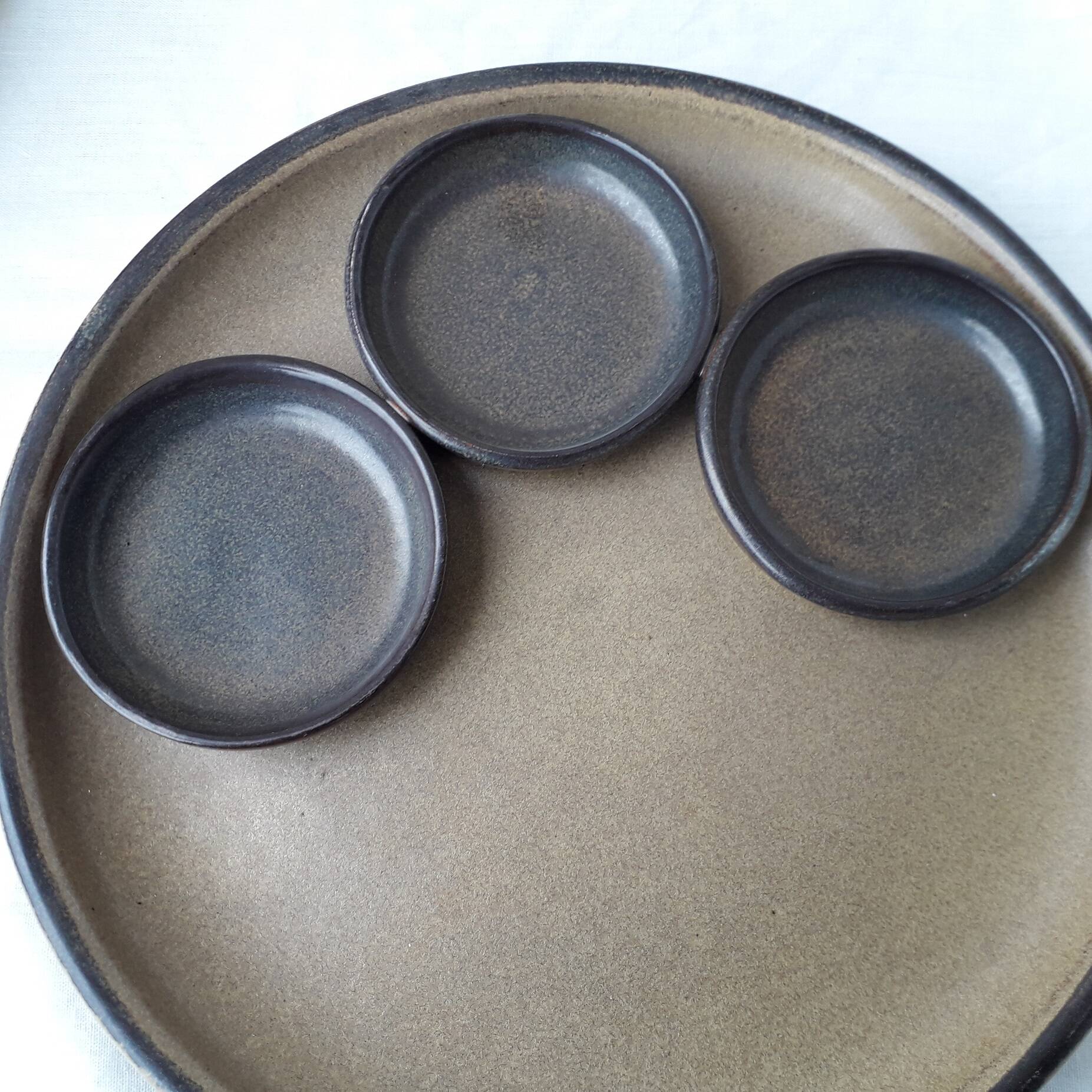 Ceramic Arts Fondue Plates