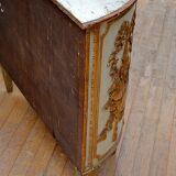 Paire de cabinets  italiens demi-lune