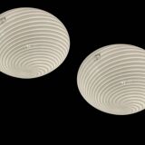 Murano Glass Flushmount Lights Set of 2