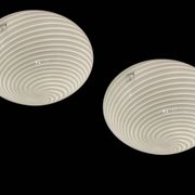 Plafonniers en verre de Murano, ensemble de 2