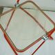 Red Plia Lucite folding chair by G. Piretti for Castelli Italy