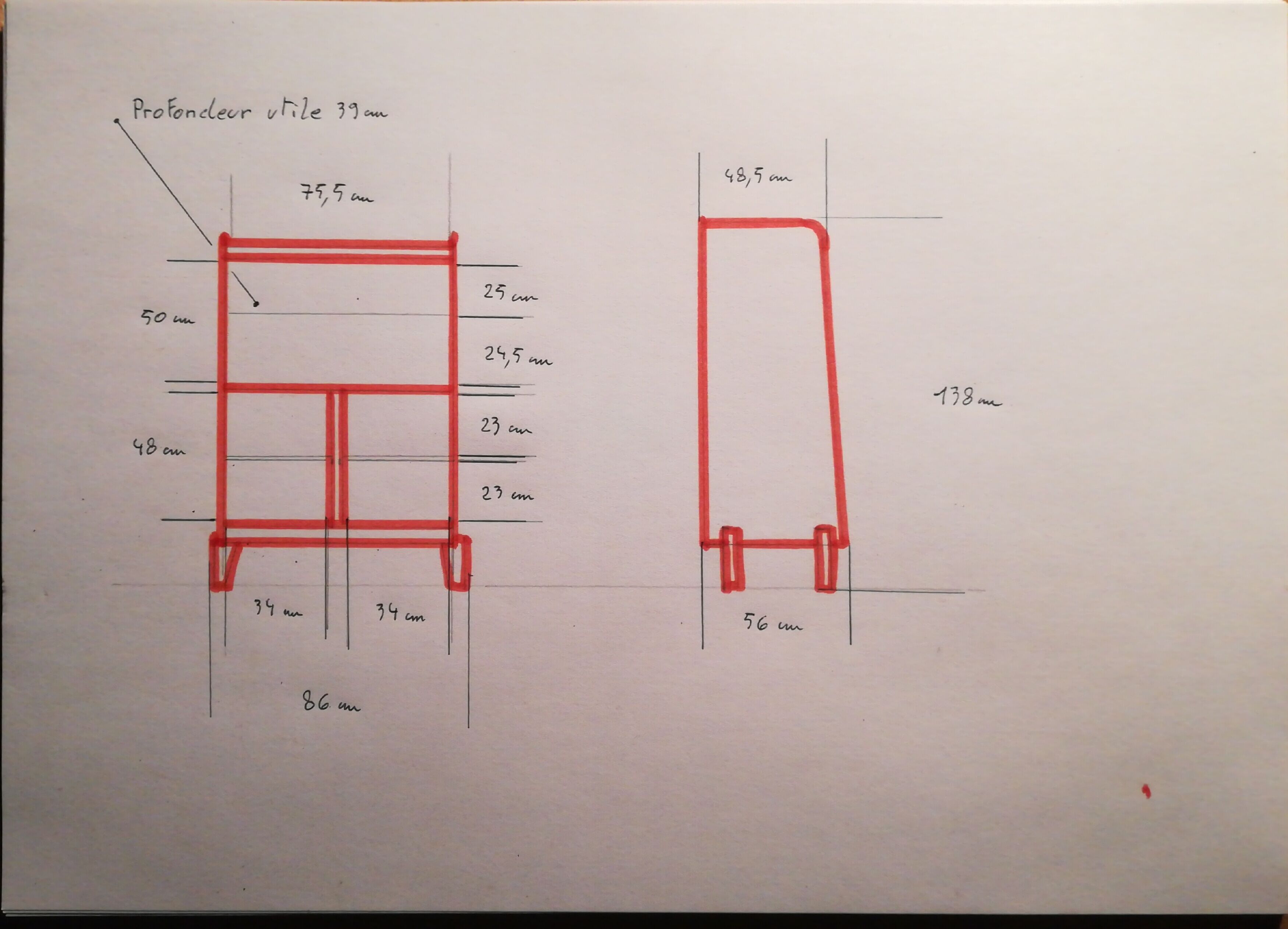 Rene Gabriel buffet years 50