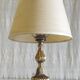 Lampe à poser en laiton doré - mid. XXeme