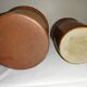 Duo of old stoneware pots
