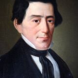 Portrait d'un homme distingué du XIXe siècle – Huile sur toile