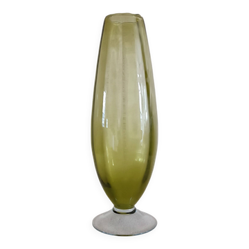 Vase en verre vintage