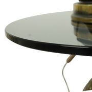 Lampe et table en pin rare Deknudt Loevsky années 1970
