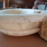Antique holy water font in Italian Baroque marble
