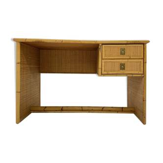 Rattan office of Dal Vera Italy, 1960s