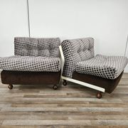 Quatre fauteuils Amanta de Mario Bellini pour C&B Italia, années 1970