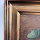Vintage original floral oil painting, signed flower art