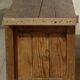 Large workbench with press, 2 drawers and storage tray - Totally sanded and varnished