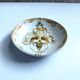 Vintage hollow plate Keraluc Quimper France G6 floral decoration bo