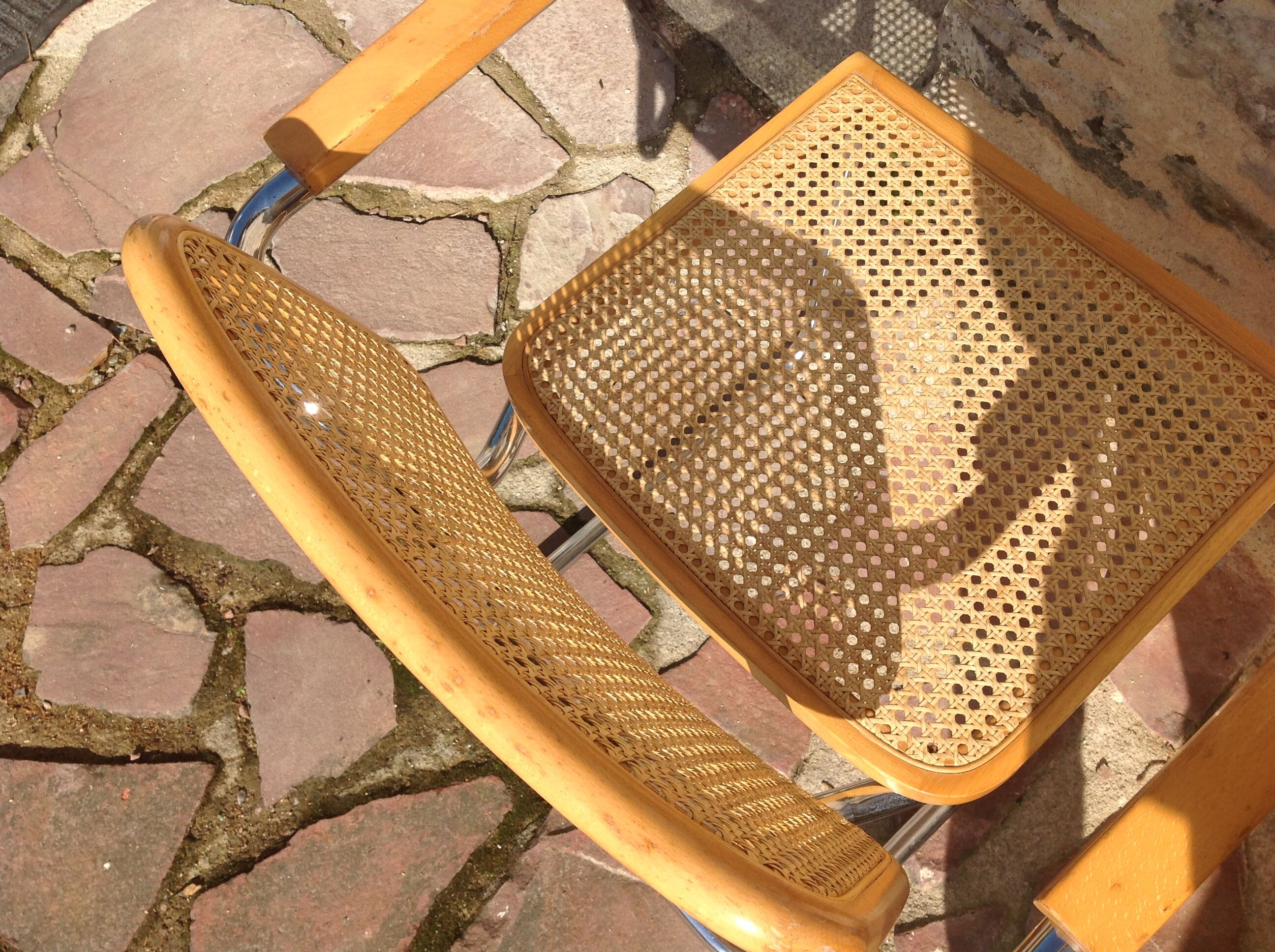 Fauteuil cantilever et cannage de Breuer