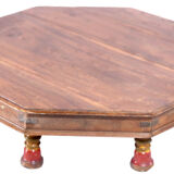 Bajoot tea table in ancient burmese teak