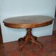 Walnut pedestal table