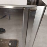 Stainless steel coffee table design Roche Bobois