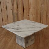 White marble coffee table