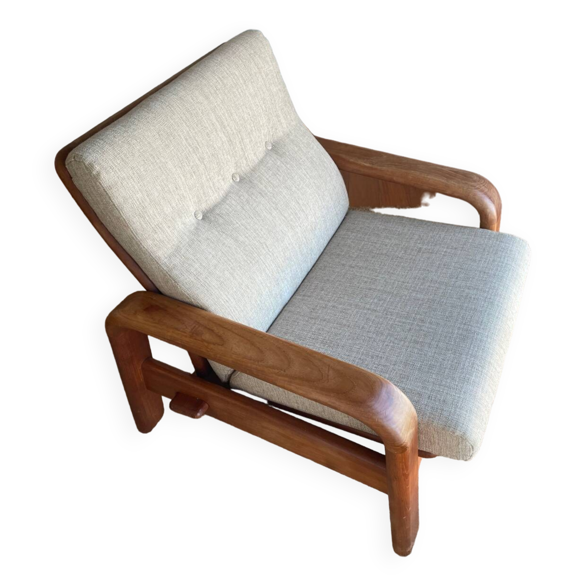 Fauteuil scandinave 60s teck